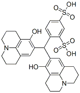 1,3-Benzenedisulfonicacid,4-[bis(2,3,6,7-tetrahydro-8-hydroxy-1H,5H-benzo[ij]quinolizin-9-yl)methyl]-